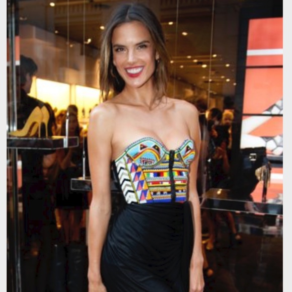 NEW! RARE Emilio Pucci Tribal Beaded Bustier Dress - Picture 9 of 15